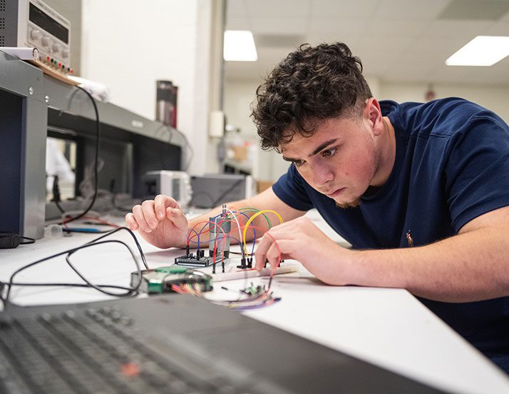 Industrial Training for Electrical Engineering Students working on IoT and Automation systems