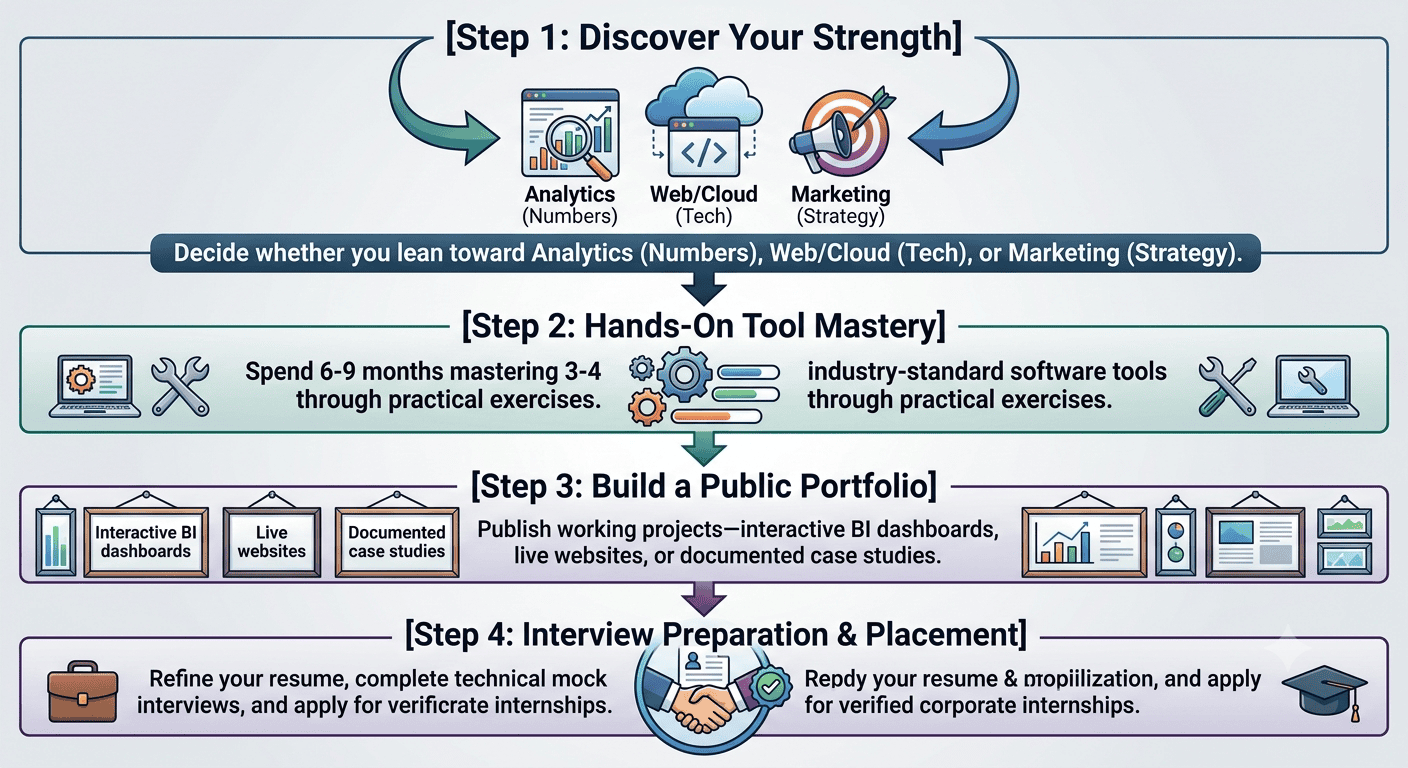 4-Step Career Roadmap for Class 12 Commerce Student